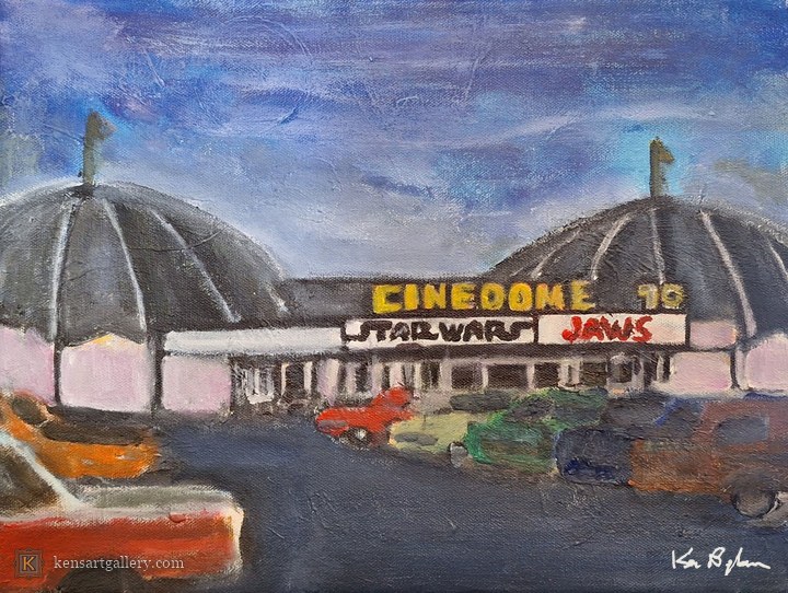 Cinedome, painting by Ken Bingham