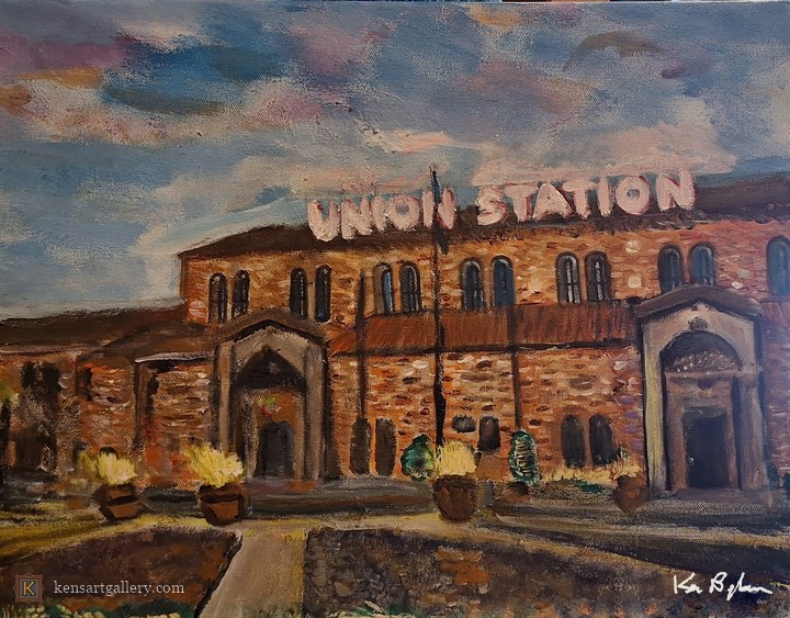 Union Station, painting by Ken Bingham